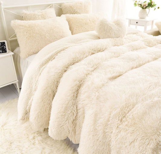 Super Soft Long Shaggy Fuzzy Fur Faux Fur Warm Elegant Cozy With Fluffy Sherpa Throw Blanket winter blankets for beds
