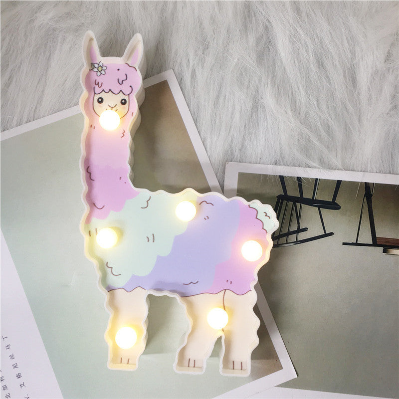 Alpaca night light