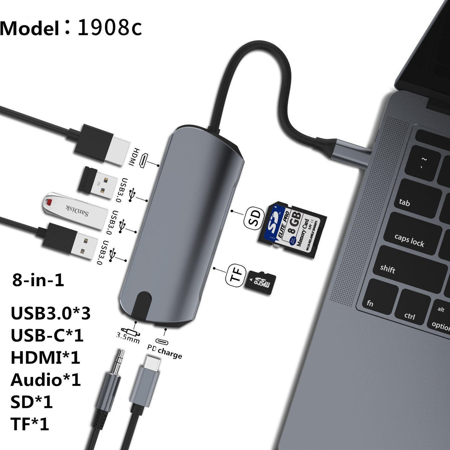 Type-c docking station