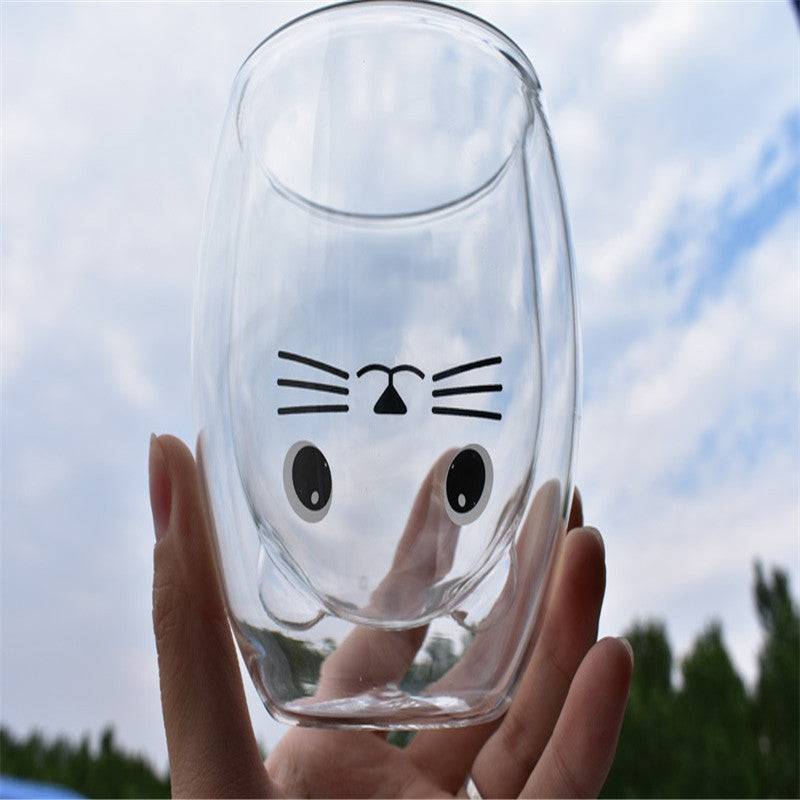New creative cute double-layer cup