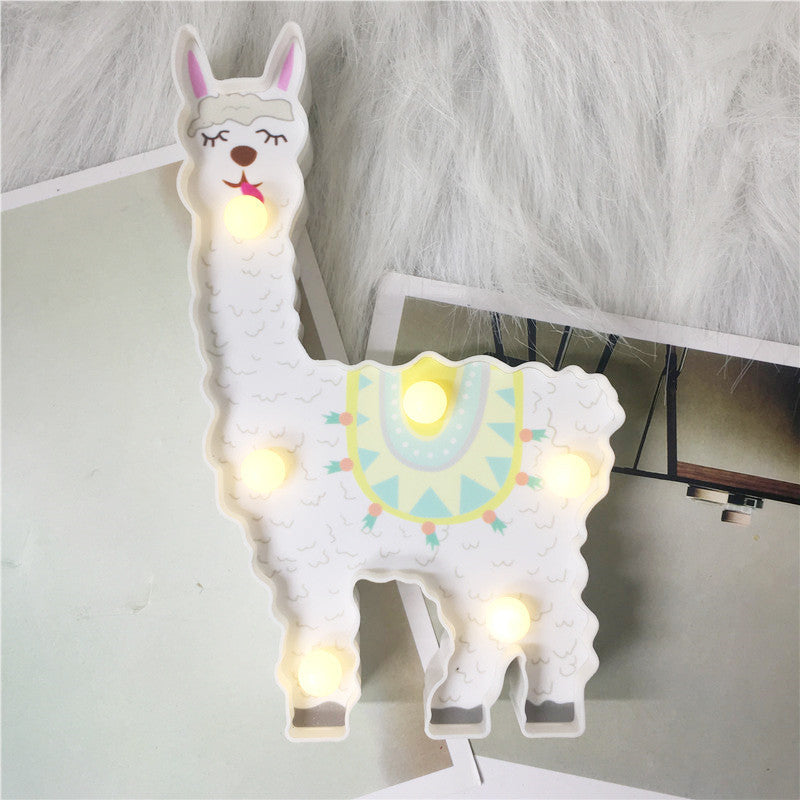 Alpaca night light
