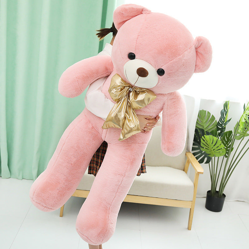 80-100cmx Cotton Stuffed Plush Animals Toys Macaron color Teddy Bear Plush Toys Pillow Soft Animal Doll