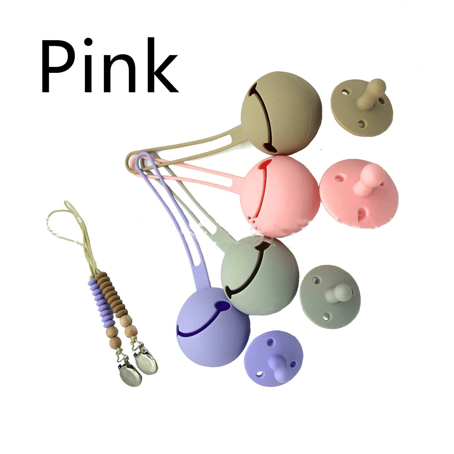 Nipple Storage Bag With Lanyard Teether Comfort Chain