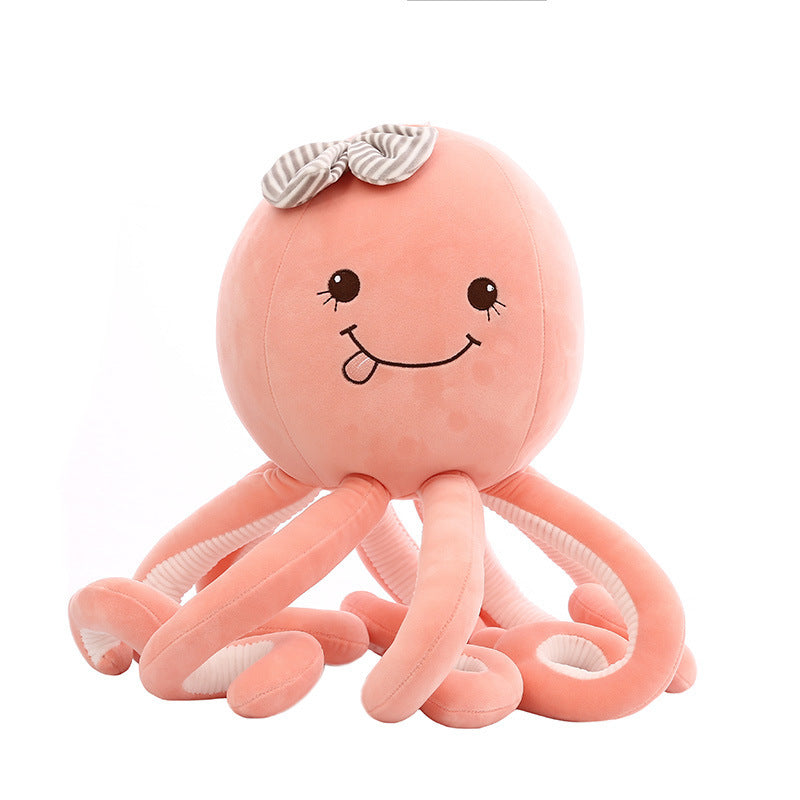 Cute Stuffed Fish Toy Plushed Octopus Doll Soft Colorful Octopus Plush Toys Funny Faces Gift Sending