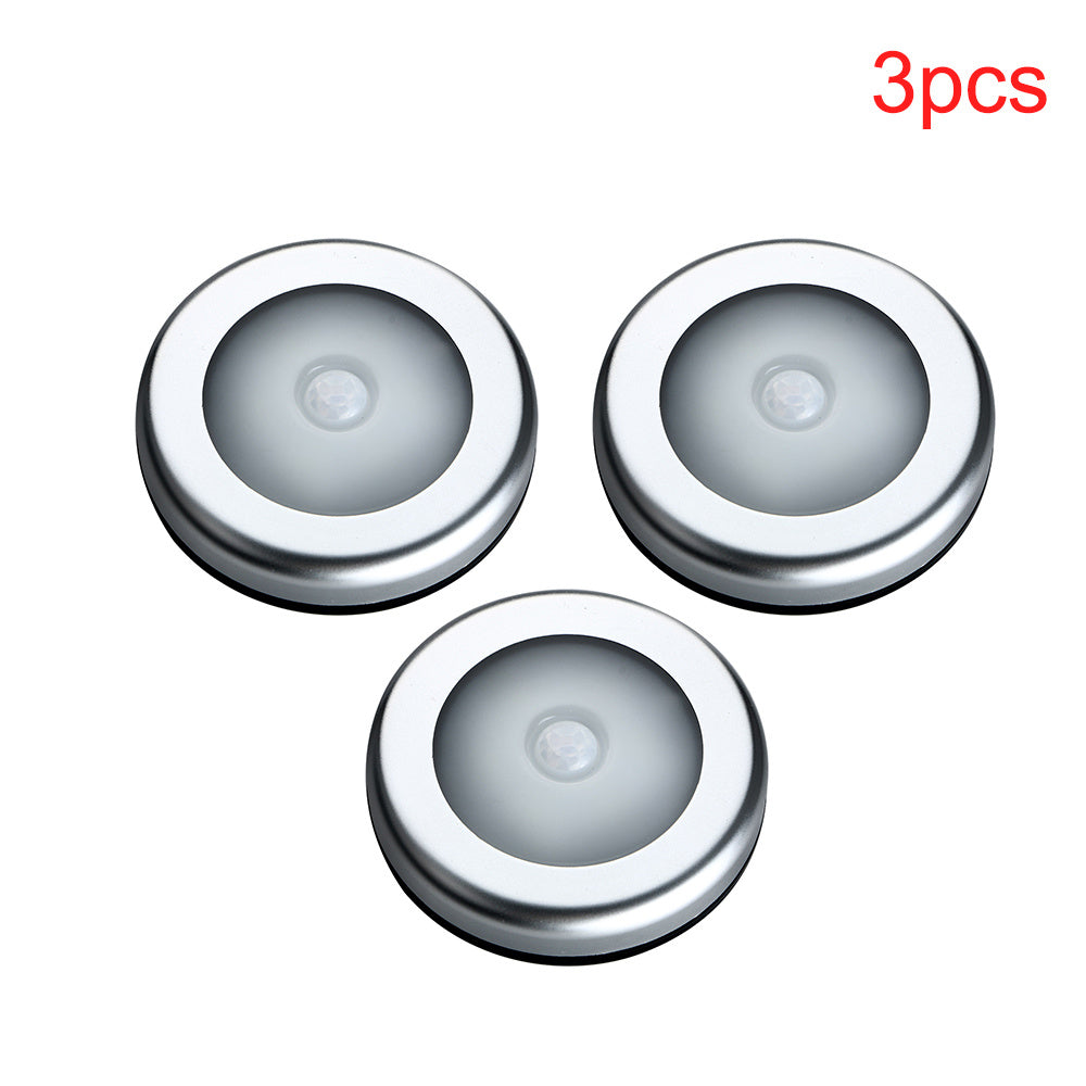 Induction Light Control Mini Night Light Battery Infrared Sensor Light Aisle Corridor Wardrobe Light