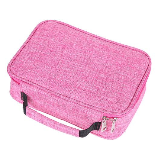 Stationery, Large-capacity Frosted Pencil Case, Zipper Pencil Case, Detachable Stationery Bag