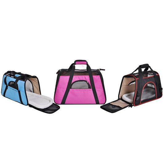 Portable Breathable Solid Color Travel Bag Pet Bag