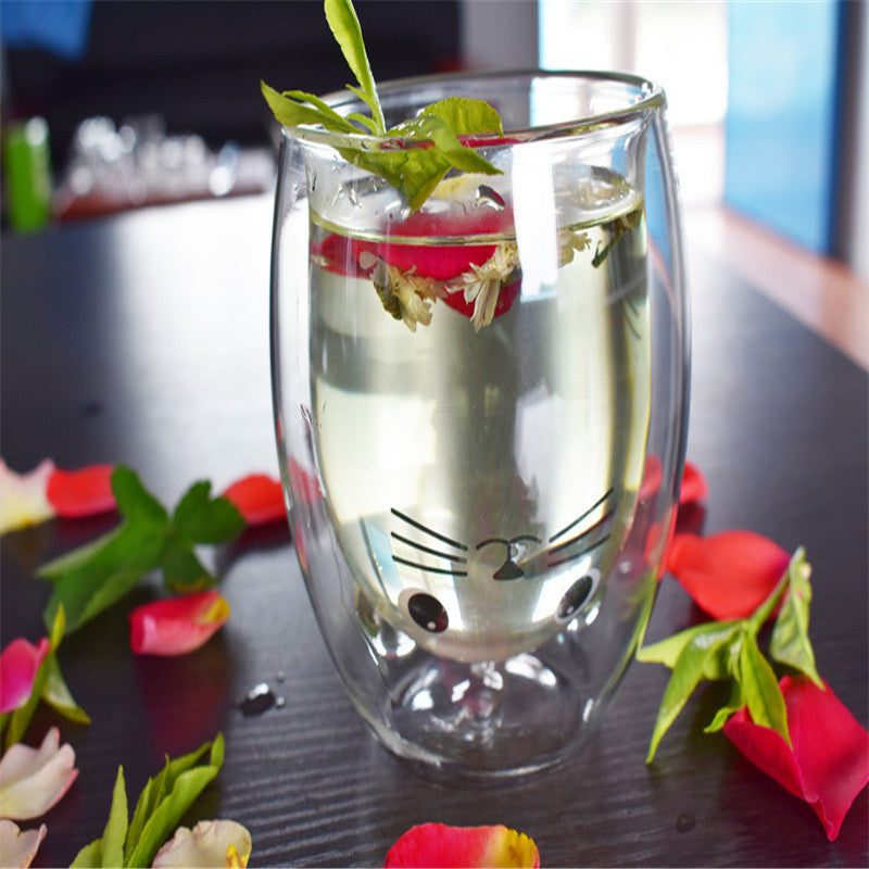 New creative cute double-layer cup
