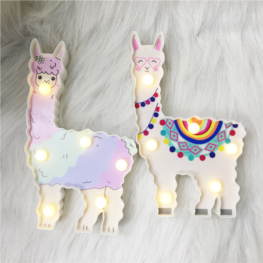 Alpaca night light