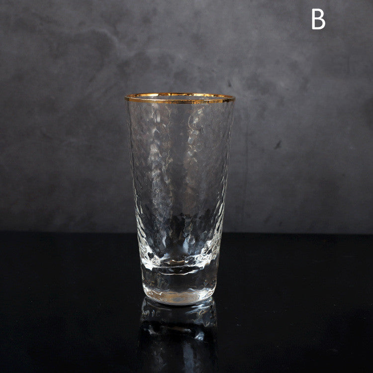 Heat-resistant hammer grain glass