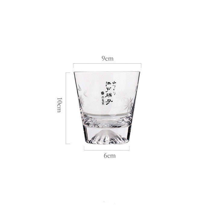 Crystal Glass Transparent Breakfast Milk Home Mountain Cup