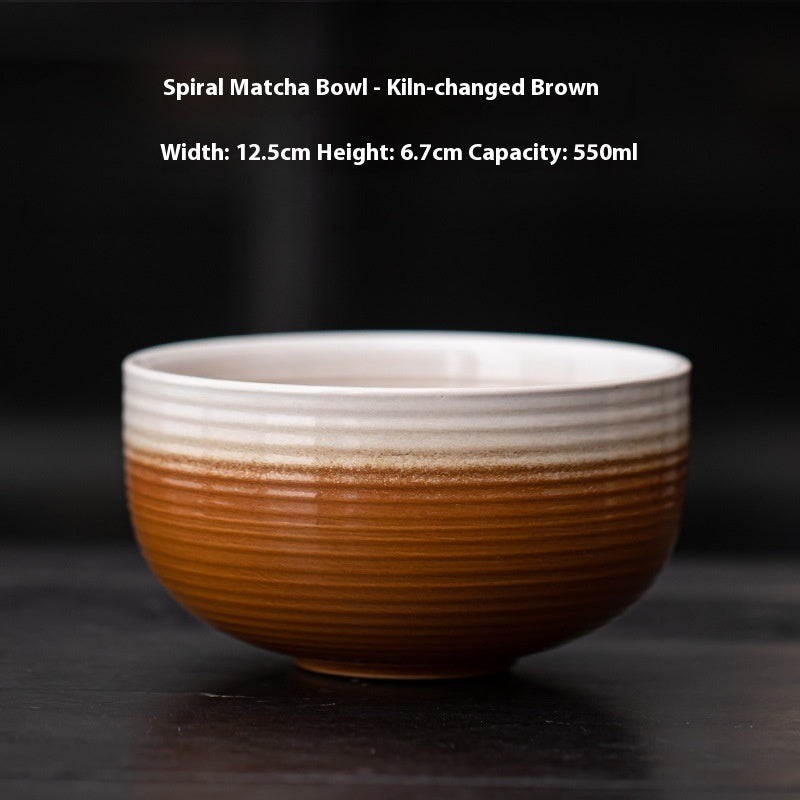 Tea Ordering Tools Ceramic Threaded Bowl Tea Utensils