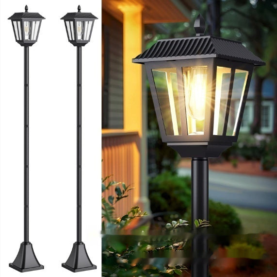 Solar Garden Lamp Lighting Ornamental Floor Outlet Hexagonal Lamp Outdoor Lawn Lamp Garden Landscape