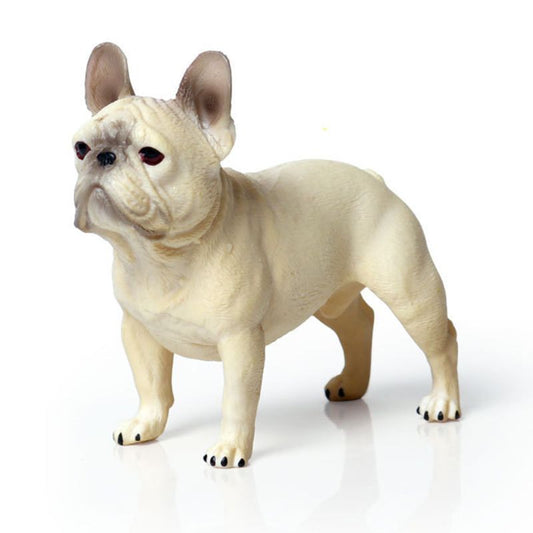 Solid Simulation Wild Animal Dog Model French Bulldog Pet Dog Children's Hand-made Toys