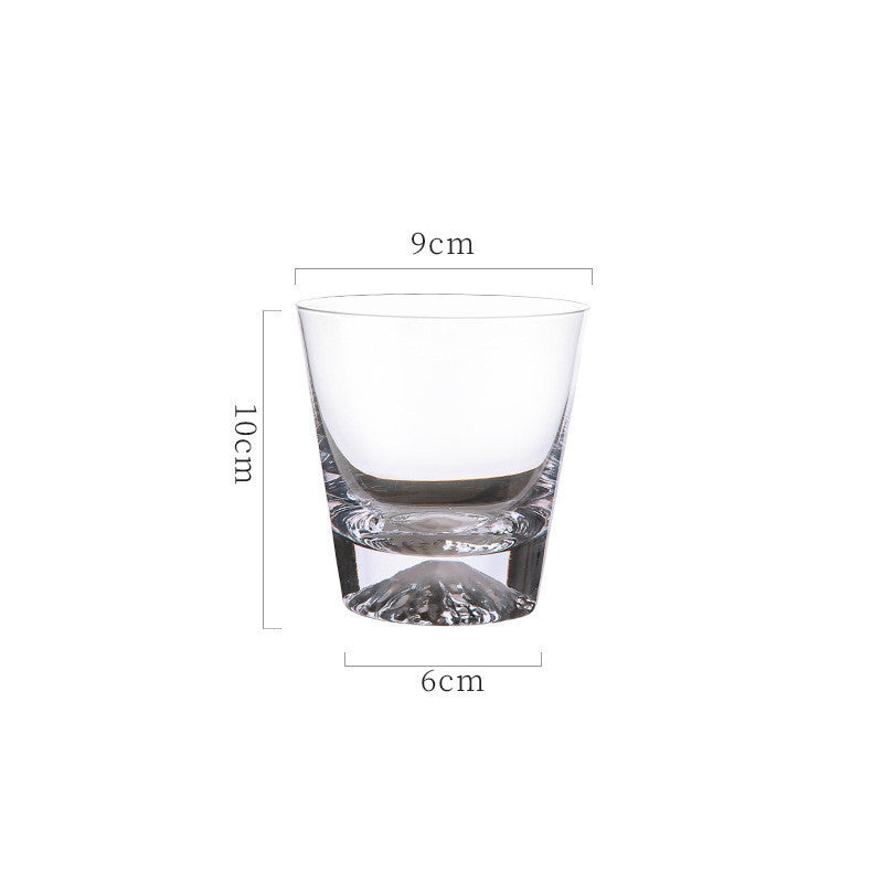 Crystal Glass Transparent Breakfast Milk Home Mountain Cup