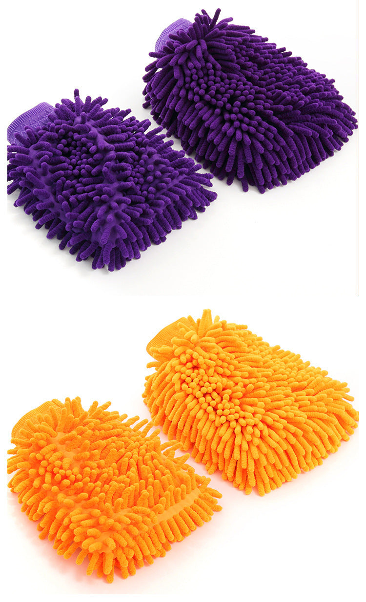 Double-sided Car Washing Gloves Car Cleaning Tools