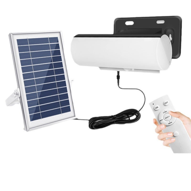 Solar Sensor Wall Lamp Tricolour Light Indoor And Outdoor Courtyard Home Lighting Super Bright Street Lamp