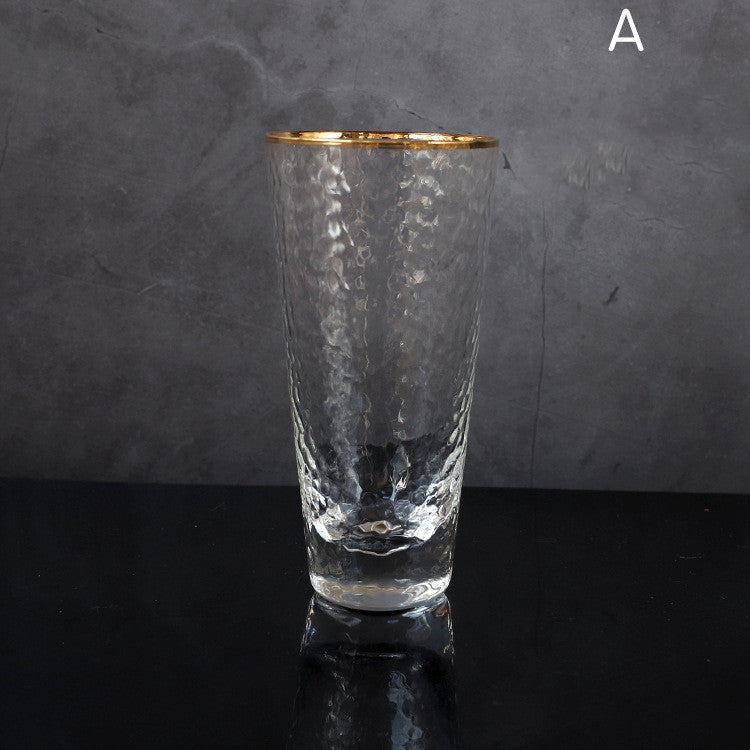 Heat-resistant hammer grain glass