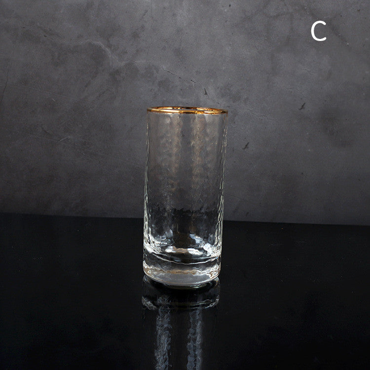 Heat-resistant hammer grain glass
