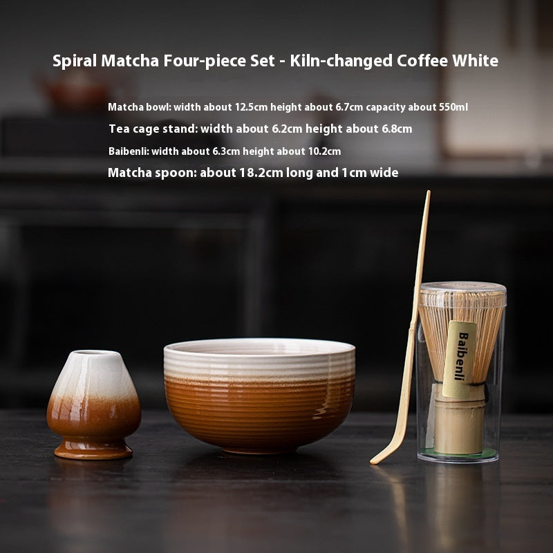 Tea Ordering Tools Ceramic Threaded Bowl Tea Utensils