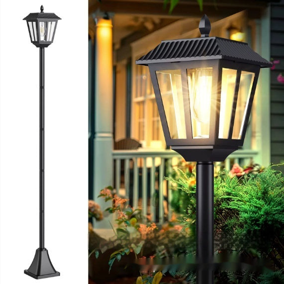 Solar Garden Lamp Lighting Ornamental Floor Outlet Hexagonal Lamp Outdoor Lawn Lamp Garden Landscape