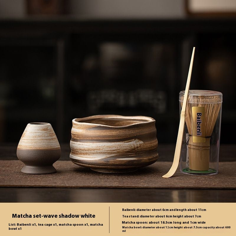 Tea Ceremony Tools Hundred Benli Tea Whisk Utensils Tea Bowl Household Complete Set Suit