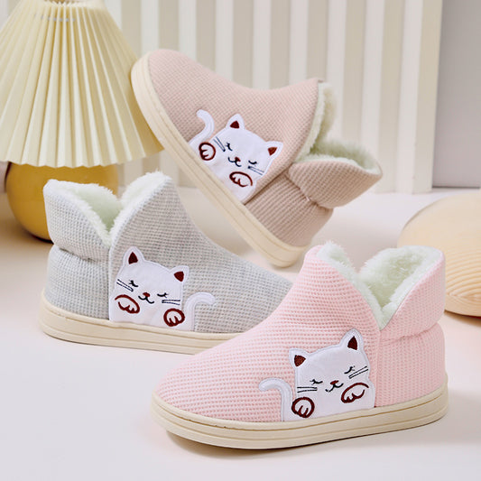 Women's Home Indoor Warm Maternity Shoes  Cotton Slippers