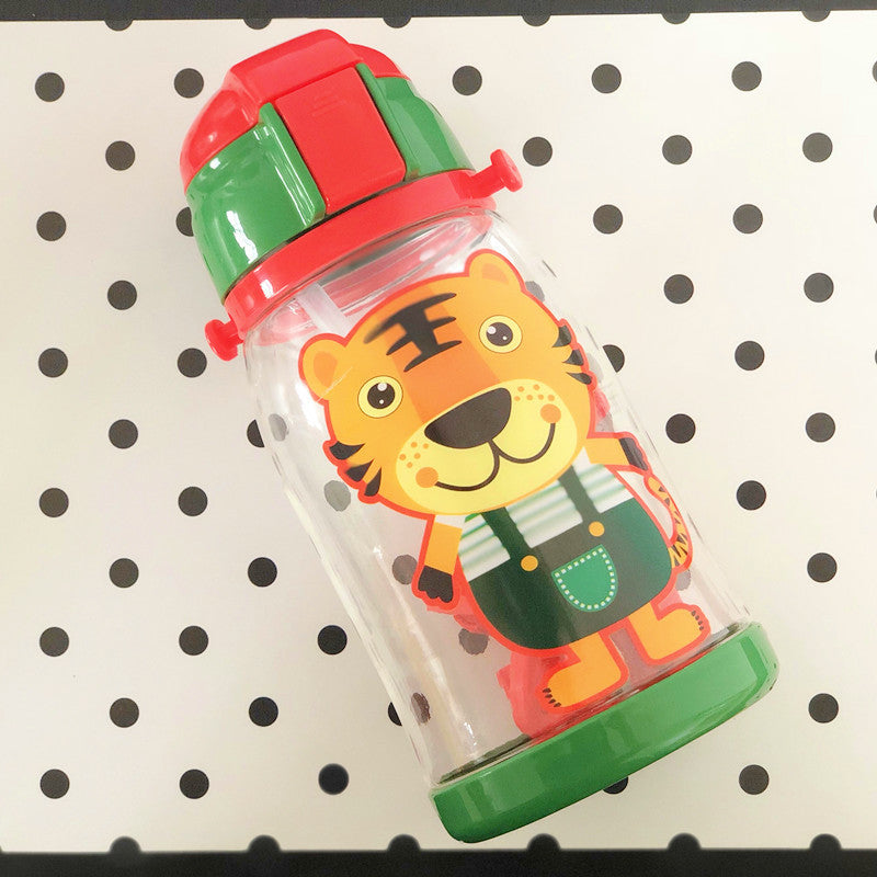 Animal cartoon drinking straw sealed drinking cup