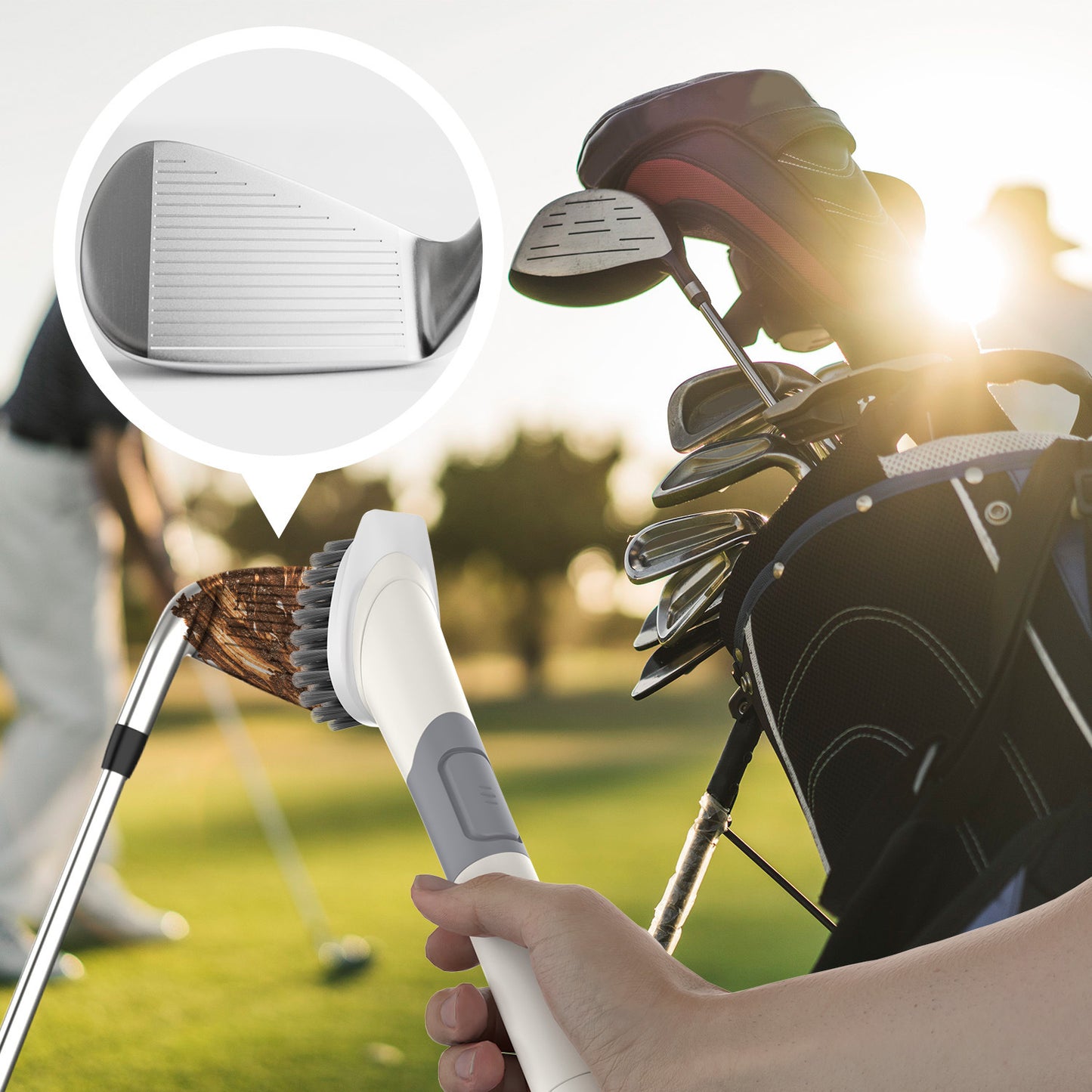 Brush Suitable For Golf Cleaning And Washing Tools