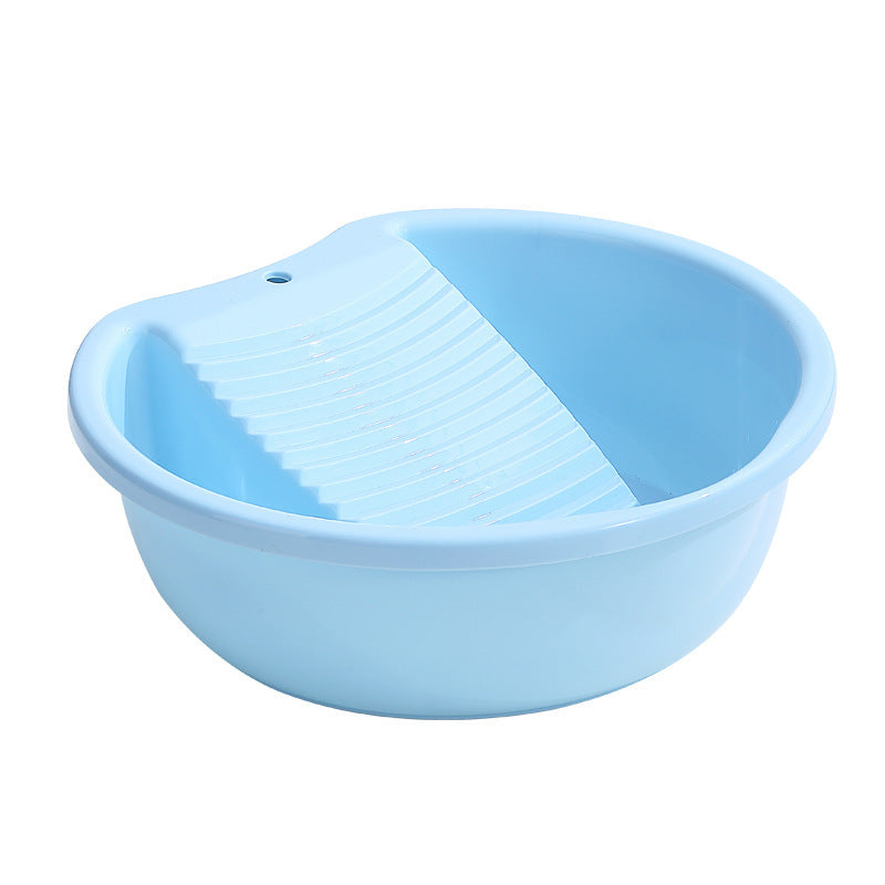 Plain Thickened Laundry Basin Student Household Dormitory Plastic
