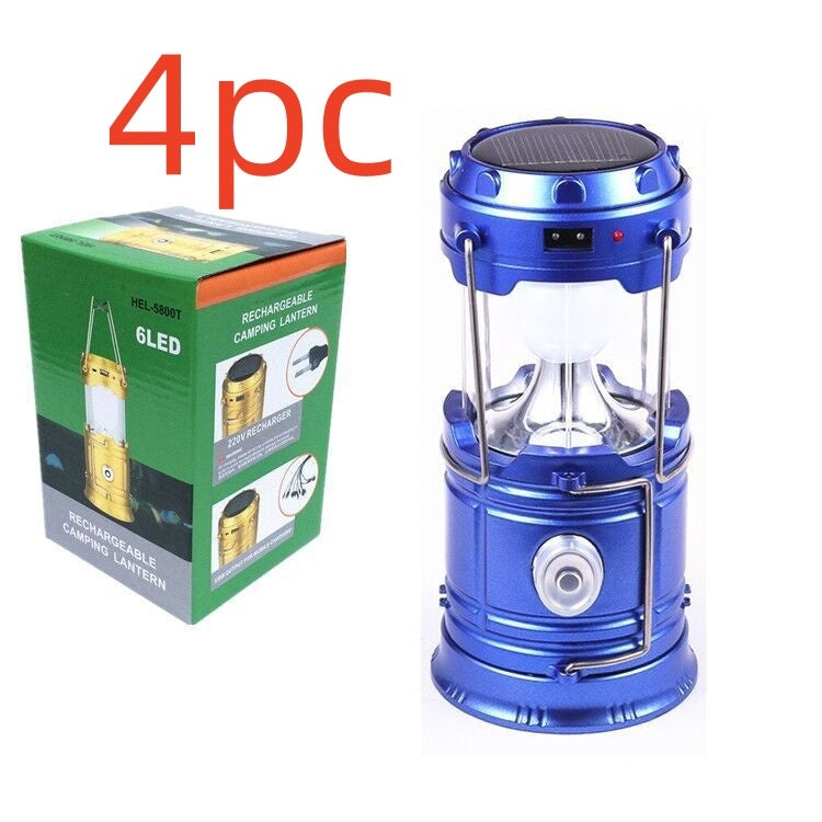 Solar Multi-functional Portable Horse Outdoor Emergency Tent Night Market Lighting Stall Camping Lamp