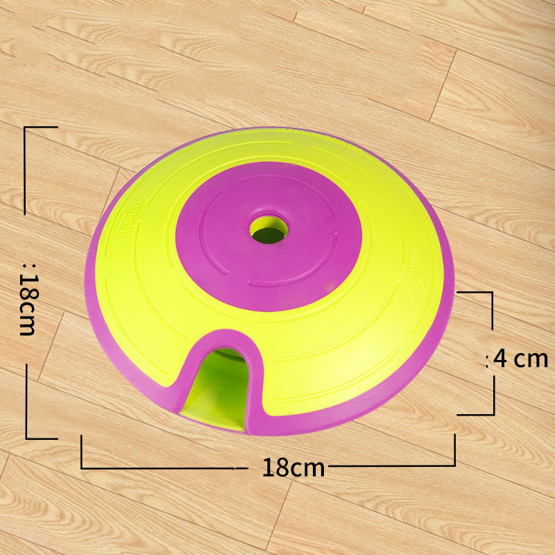 Flying saucer food spiller pet educational toys