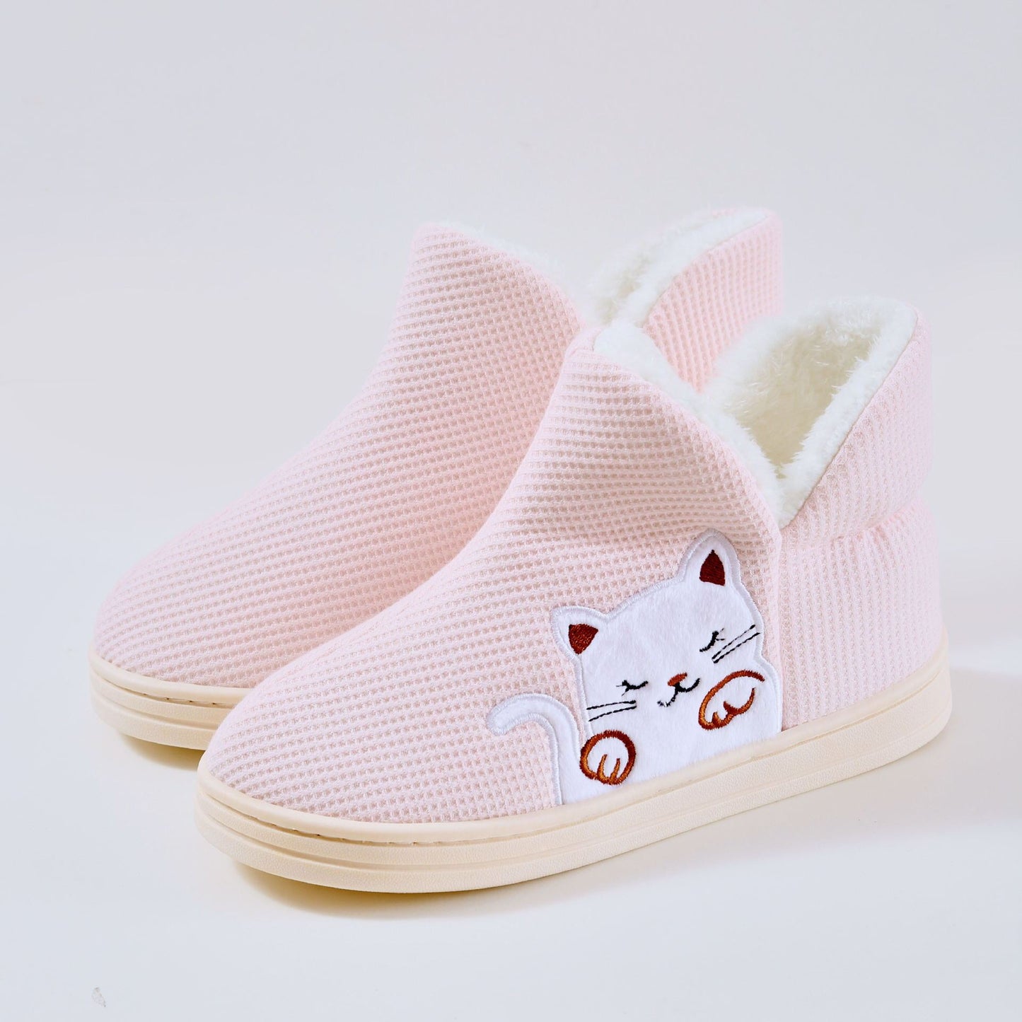 Women's Home Indoor Warm Maternity Shoes Cotton Slippers