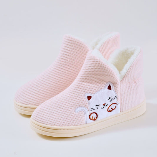 Women's Home Indoor Warm Maternity Shoes  Cotton Slippers