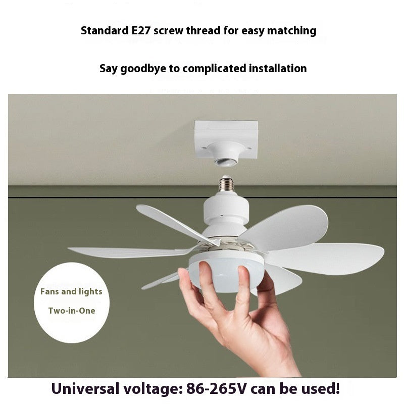 Screw Bedroom Living Room Ceiling Fan Lights Wind Mute Ceiling Fan Lights