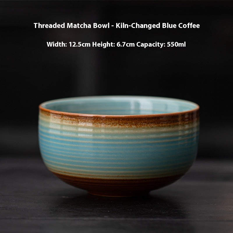 Tea Ordering Tools Ceramic Threaded Bowl Tea Utensils