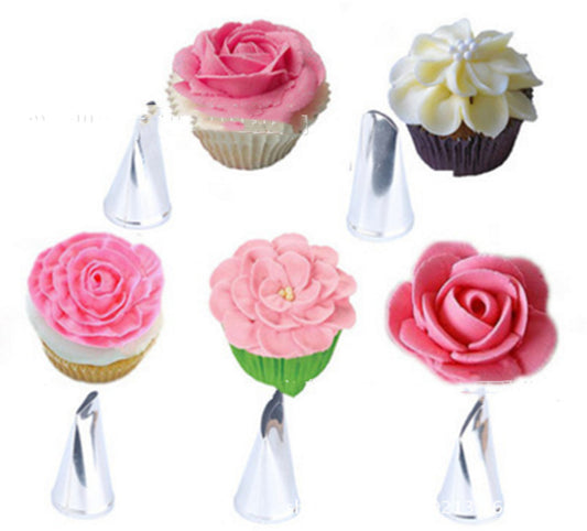 Cake Decorating Tools Baking Utensils Stainless Steel Cream Squeezing Mouth