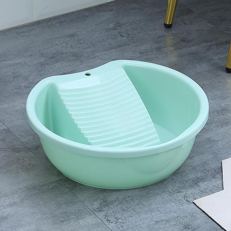 Plain Thickened Laundry Basin Student Household Dormitory Plastic