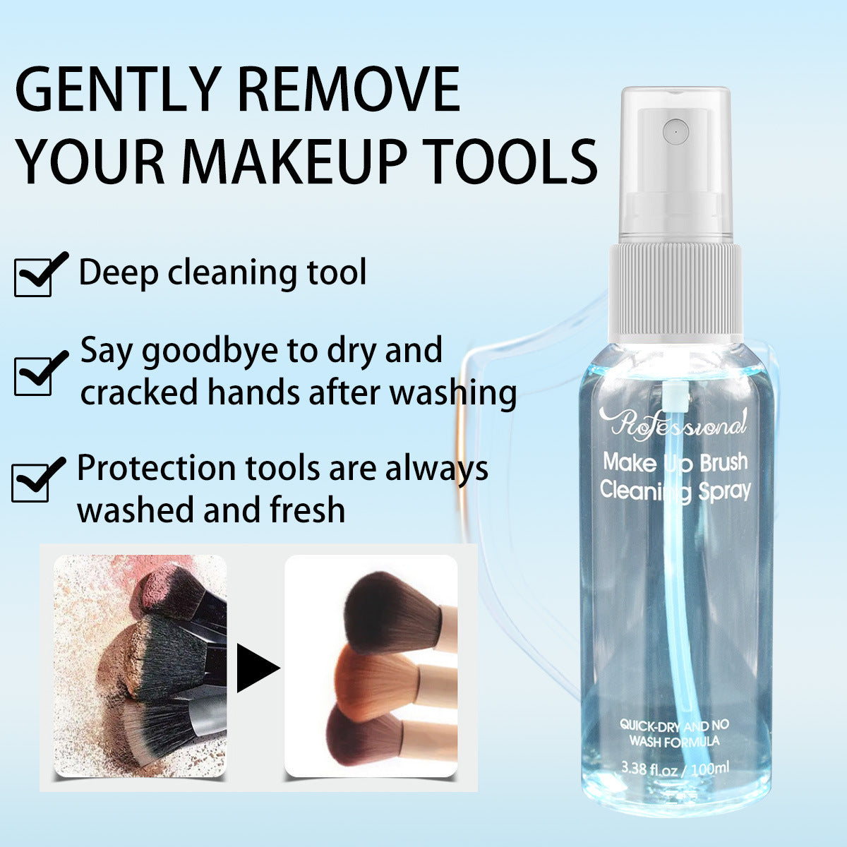 Makeup Brush Beauty Tools Powder Puff Cleaning Agent