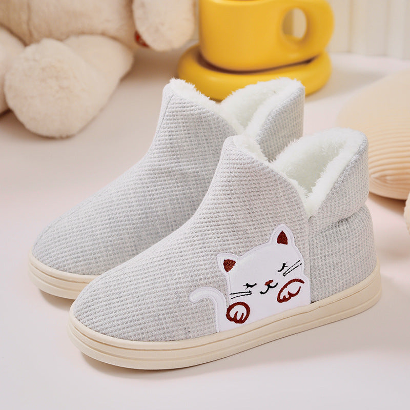 Women's Home Indoor Warm Maternity Shoes Cotton Slippers
