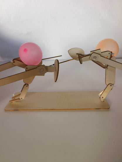 Interactive Wooden Figurines Handmade Toys