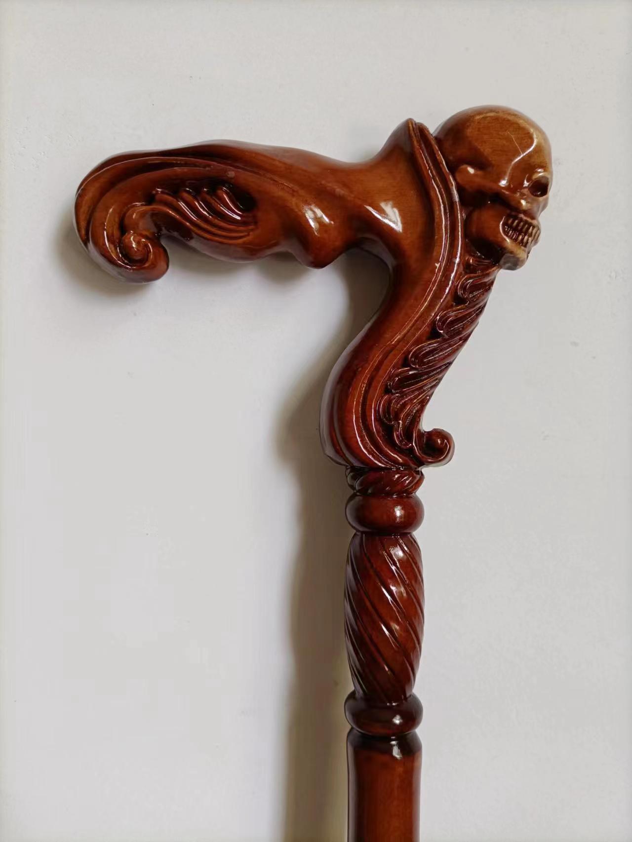 Skull Horse Head Elephant Head Lion's Head Crutch Halloween Cane