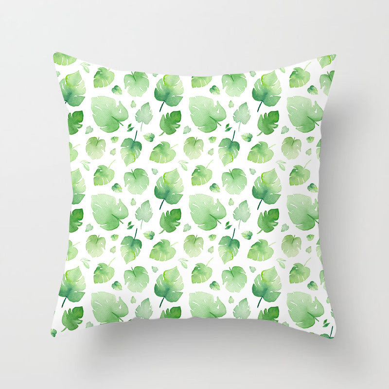 Blue And Green Printed Ins Pillow Cushion Cover Household Supplies Pillow Cover Can Be Set