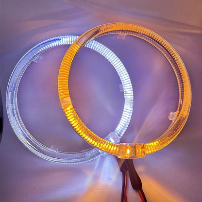 LED Light Guide Angel Eye Automobile Lens Decorative Light