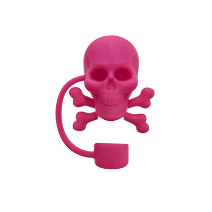 Halloween Theme 10mm Large Capacity In-car Matching Silicone Straw Plug