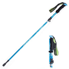 Aluminum Alloy Folding Retractable Outdoor Hiking Cane