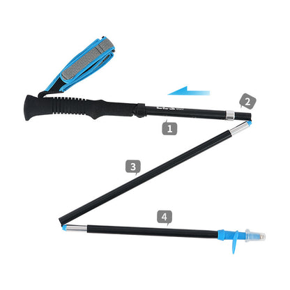 Four-section Telescopic Ultra-light Cane With Adjustable Size