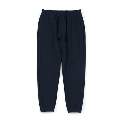 Slightly Loose Drawstring Grey Trousers With Footwear For Men