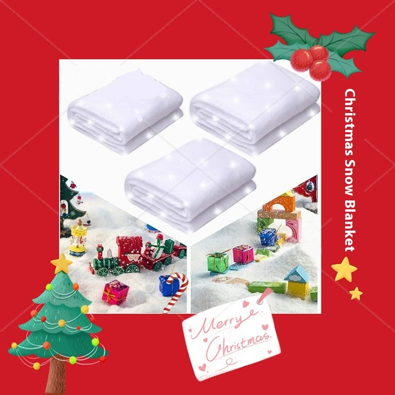 Simulation Snowflake Christmas Snow Scene Layout Supplies Snow Blanket