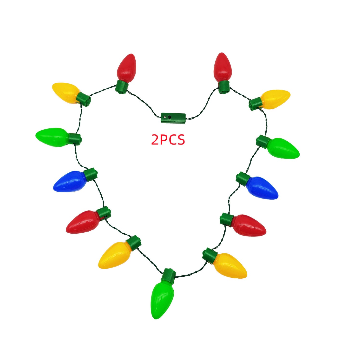 Christmas Halloween Luminous Necklace Colorful Bulb Party Supplies